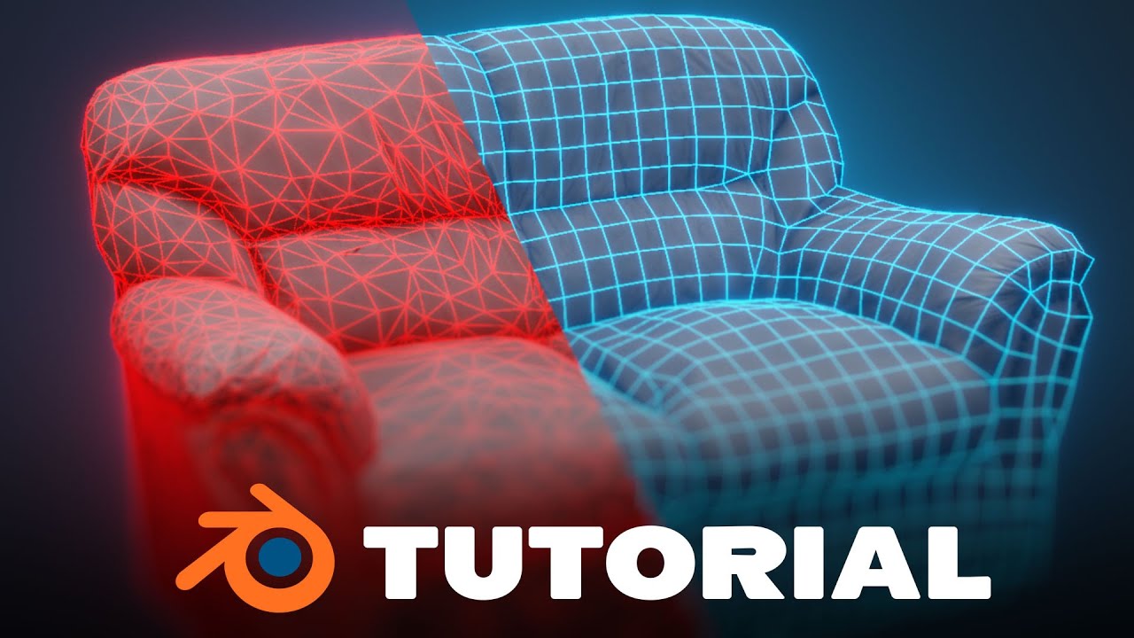 Простая очистка 3D-сканов (блендер)