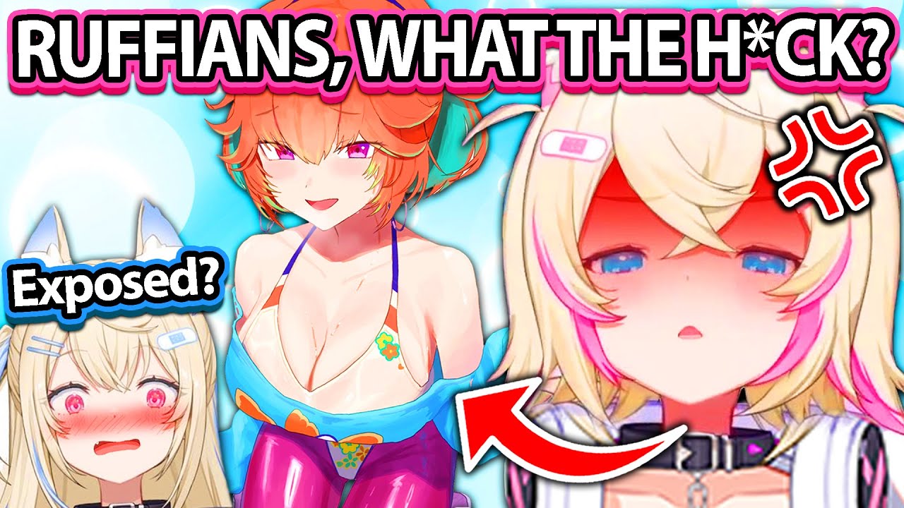 Mococo Gets SALTY When The Ruffians Mentions This About Kiara Outfit 【Fuwamoco / Hololive EN】