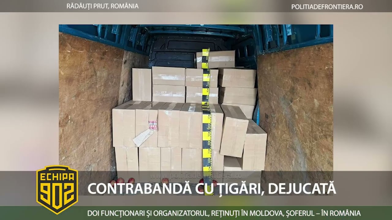 902 CONTRABANDĂ CU ȚIGĂRI, DEJUCATĂ