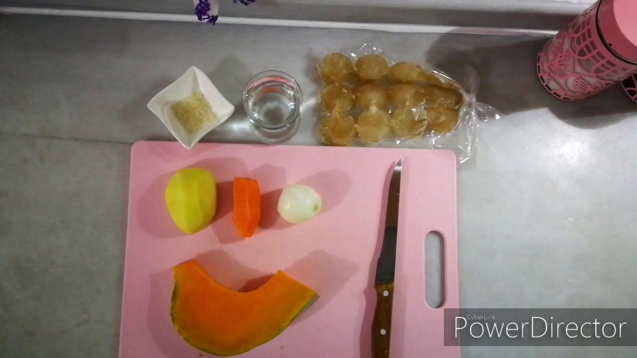 +6 ay bebeklere kemik sulu balkabaklı sebze çorbası / kemik ilik sulu / bol vitaminli besleyici