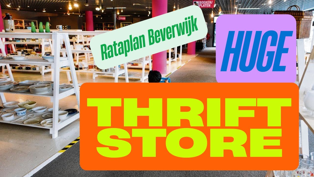 Thrifting at Rataplan Thriftstore (kringloop) in Beverwijk, the Netherlands 🇳🇱♻️🛍️🛒 #thrifting 