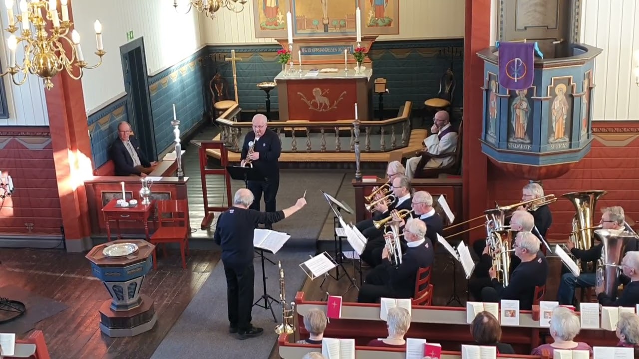 Malvik Demens og Seniorkorps. Gabriels Obo, solist på Altsax: Frank Sommer 