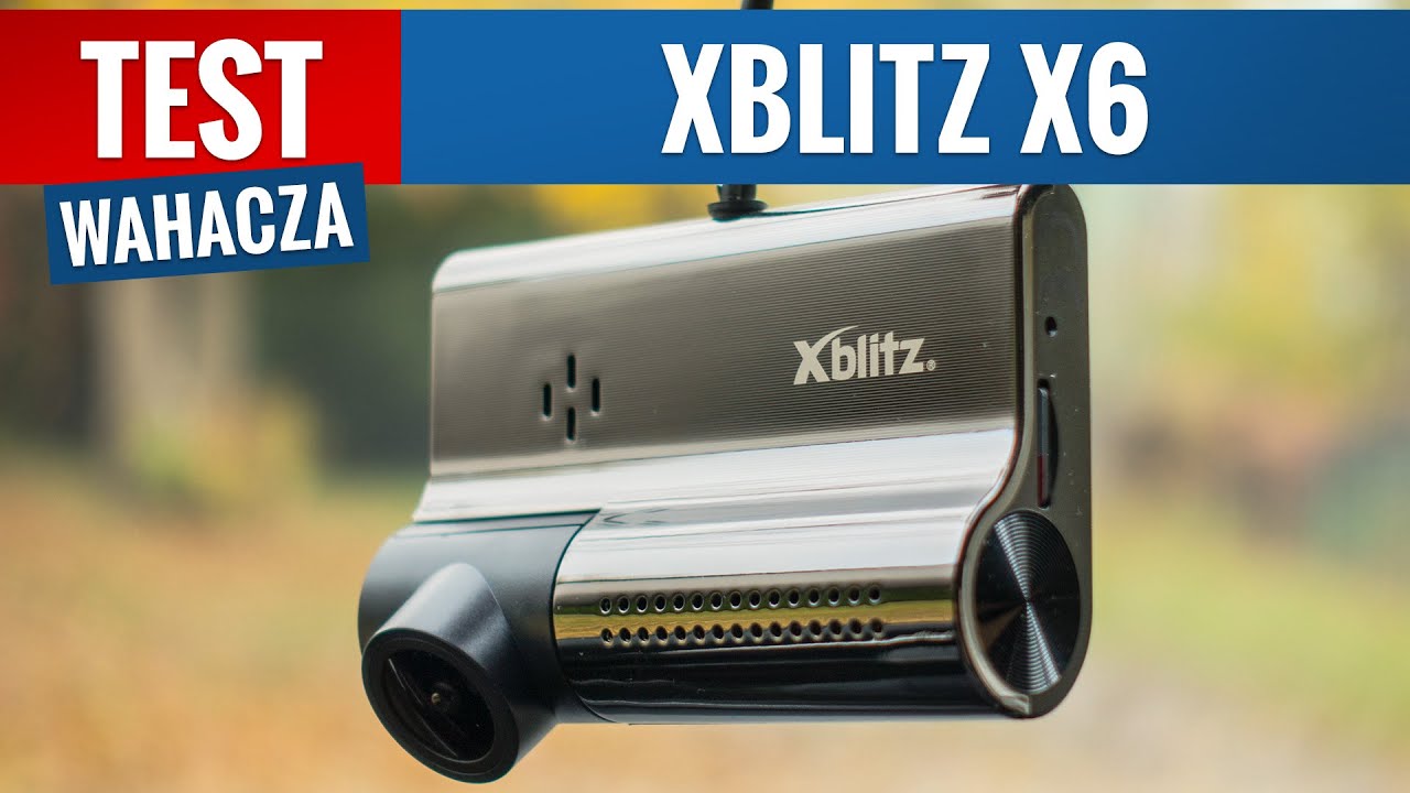 Xblitz X6 2022 - TEST PL Stylowy wideorejestrator do 250 zł sterowany przez smartfona