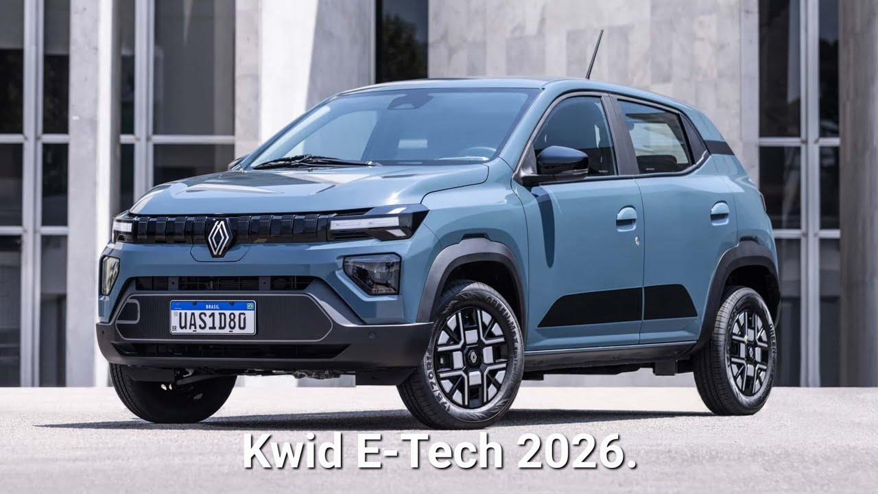 Renault Kwid E-Tech 2026 segue mais barato.#cars #renault #automobile #carroel&eacute;trico #carros