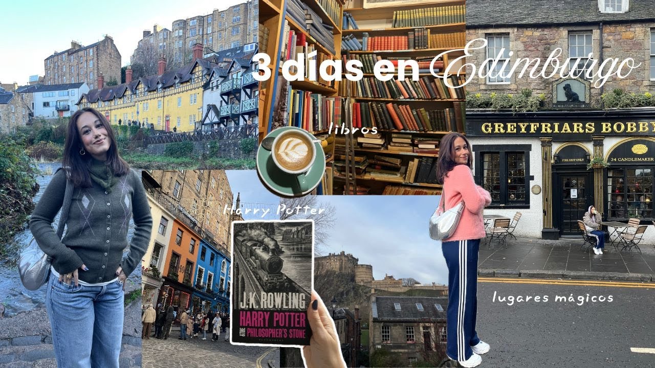 3 días en Edimburgo | mercadillo navideño, librerías & Harry Potter