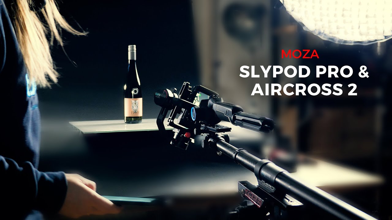 Combining the MOZA SLYPOD PRO and AIRCROSS 2 Gimbal to create an epic wine product commercial