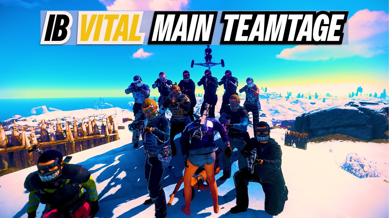 IB DESTROYING VITAL MAIN | RUST CLAN TEAMTAGE