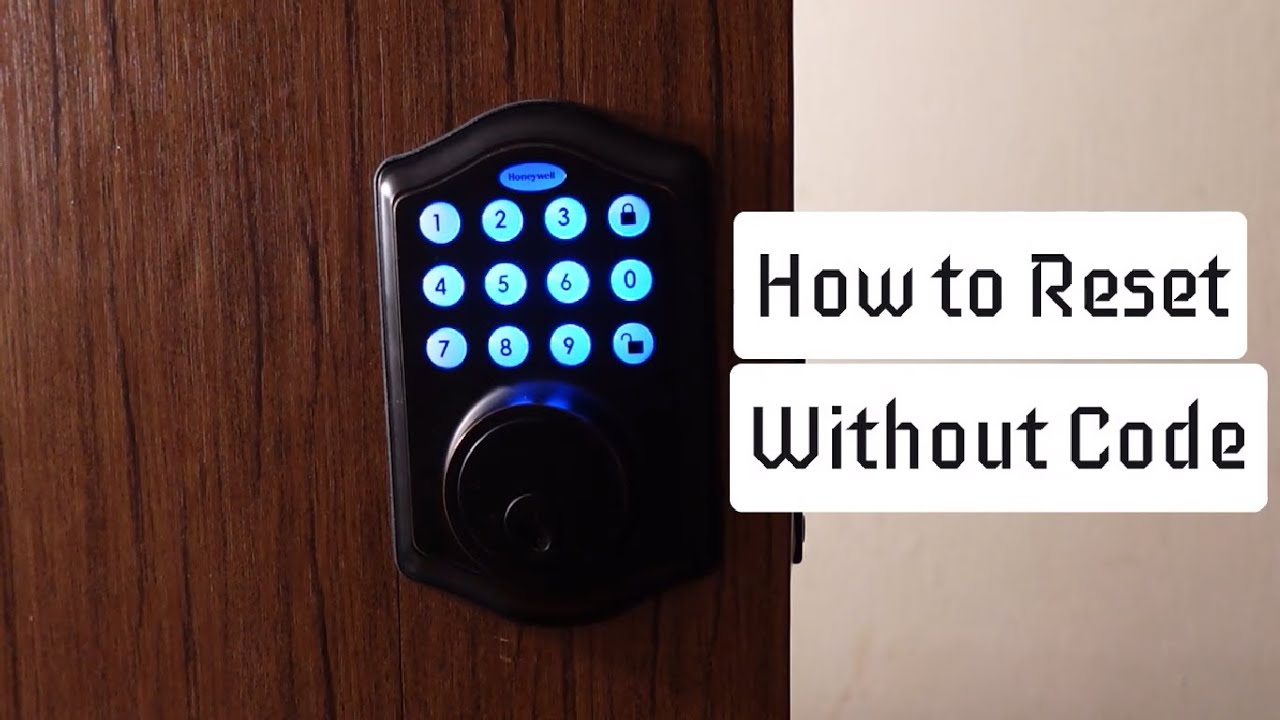 How to Reset or Change Code on Honeywell / Tru-Bolt Lock Without Code