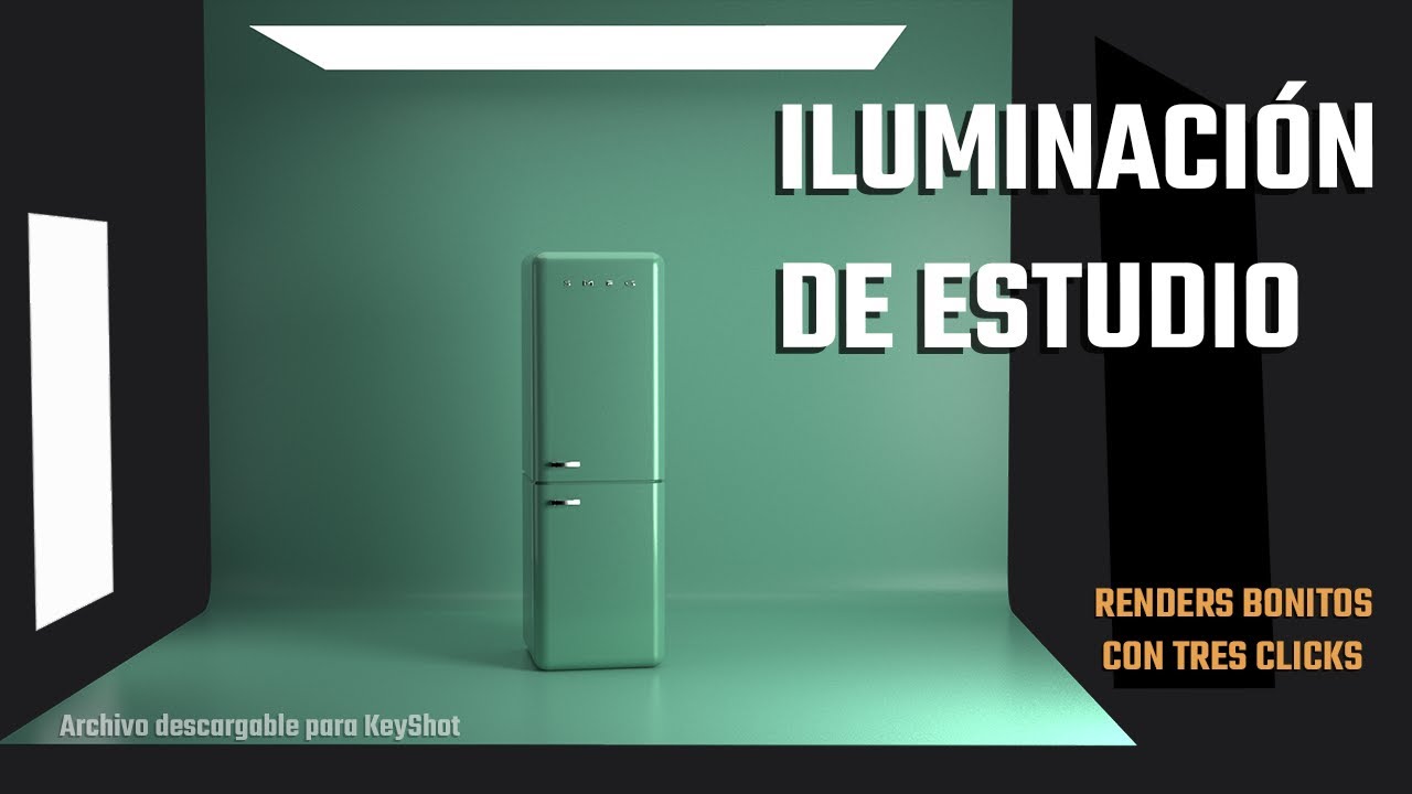Ilumina tu escena con dos clics en KeyShot para buenos renders