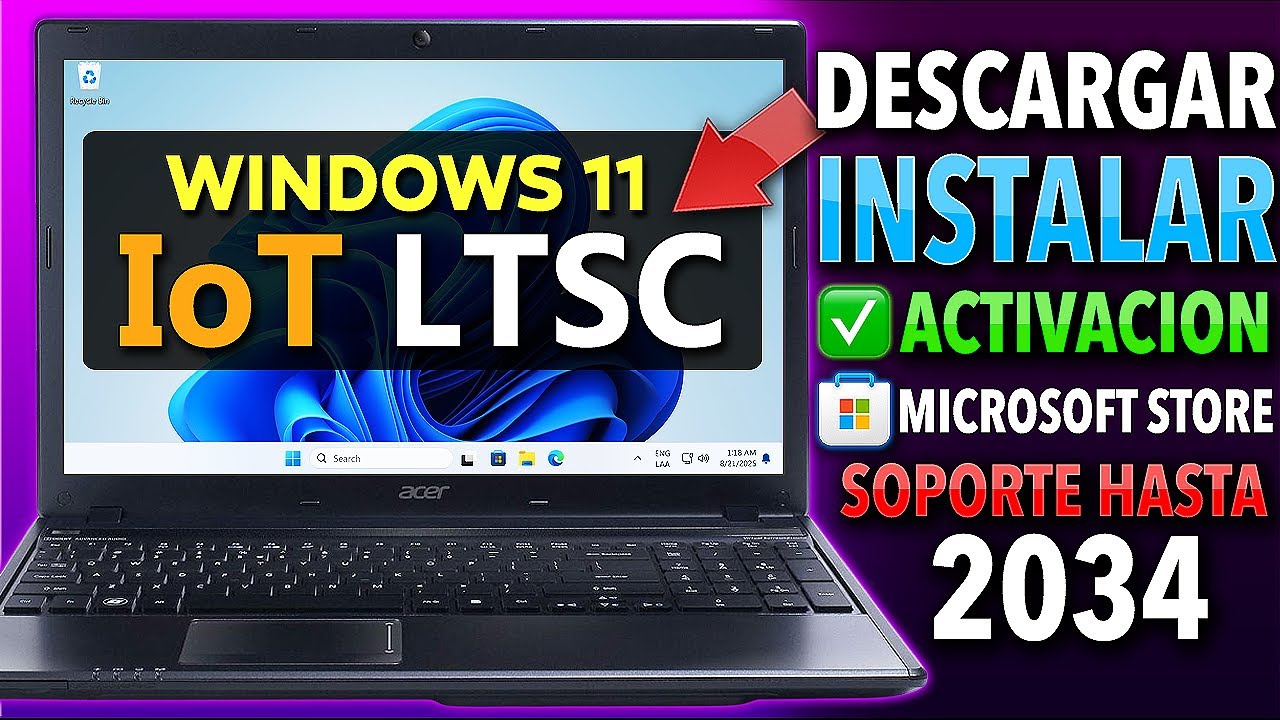 Como DESCARGAR, INSTALAR Windows 11 Enterprise LTSC ✅ SIN TPM (Cualquier PC Vieja)