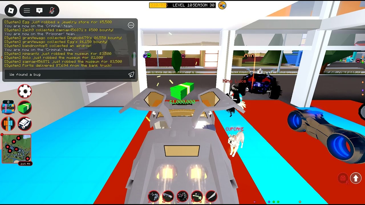 New bug in jailbreak!