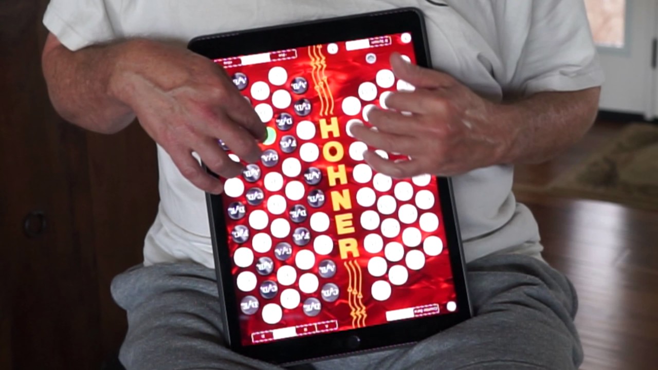 Hohner Chromatic MIDI Accordion Controller App for iPad