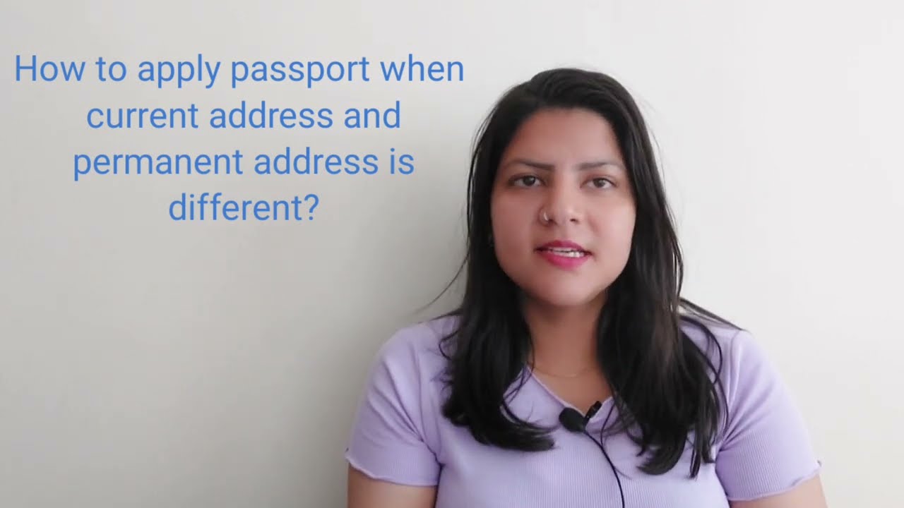 #How to apply passport when permanent address is different from present address: apply passport 2023