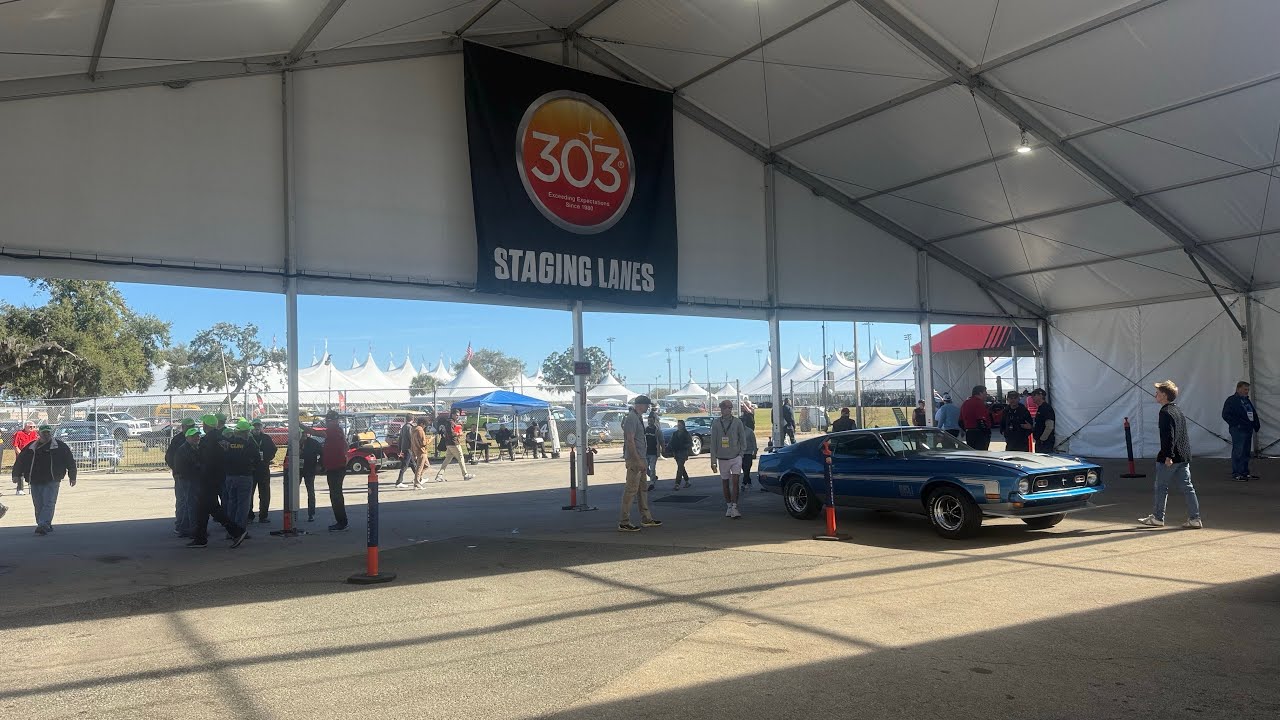 1-20-26 Mecum Car Show Staging | Before the Auction Begins