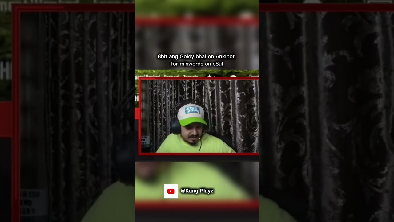8bit Thug and Goldy Bhai on Ankibot for miswords on s8ul.                  #s8ul #bgmi #shorts