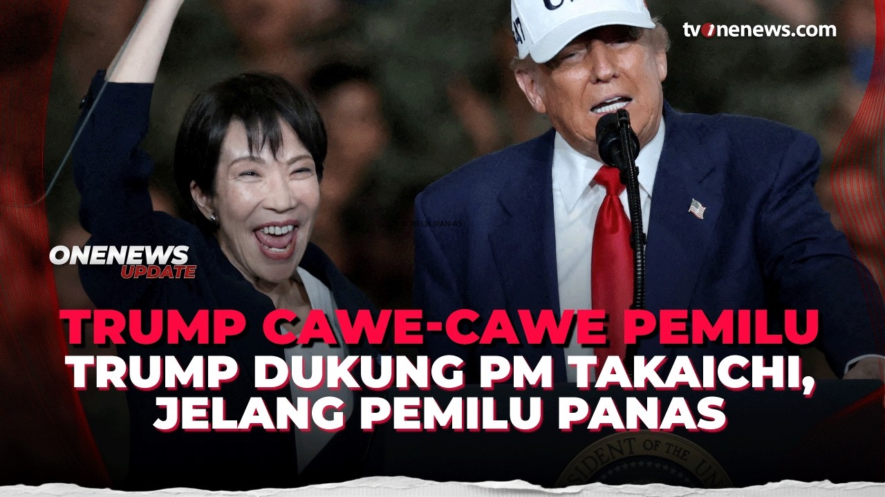 Trump Blak-blakan Dukung PM Takaichi Jelang Pemilu Jepang, Ada Apa di Baliknya? | OneNews Update