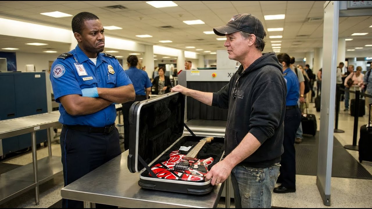 TSA Agent to Eddie Van Halen: 