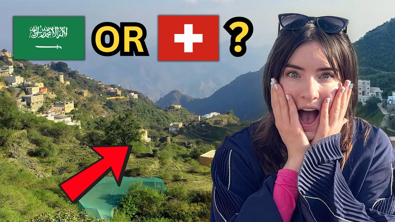 The SWITZERLAND of Saudi Arabia 🇸🇦 (GREEN Mountains + Local Food) جبال فيفا
