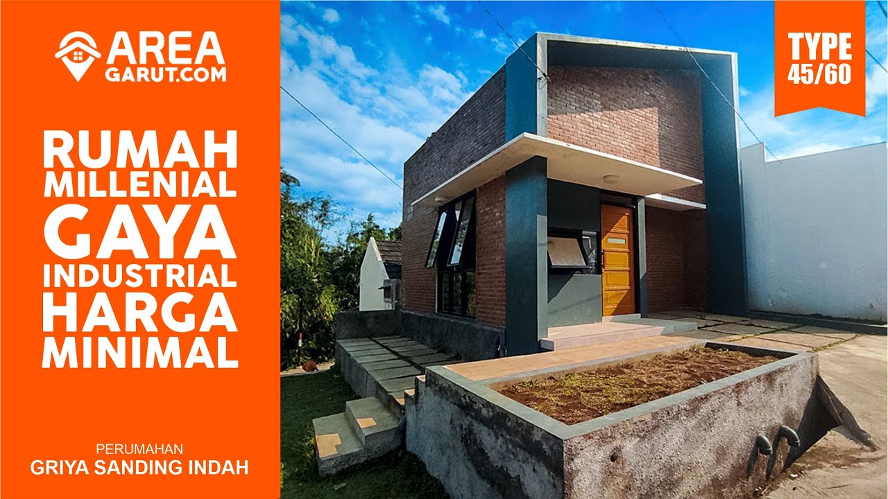 Rumah Gaya Industrial Type 45/60 di Kamojang Garut | Griya Sanding Indah | Rp.275 Jt | Area Garut