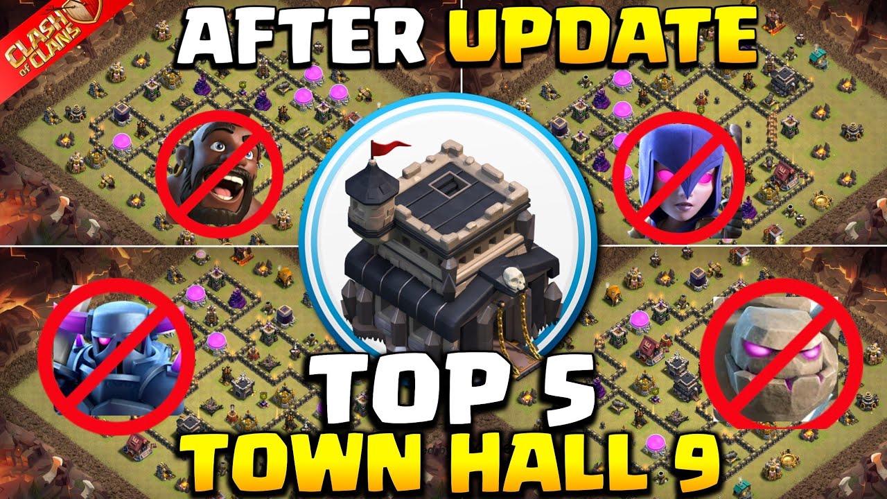 TOP 5! NEW STRONGEST Town Hall 9 (TH9) Base Layout + Copy Link 2025 | TH9 War Base | Clash of Clans 