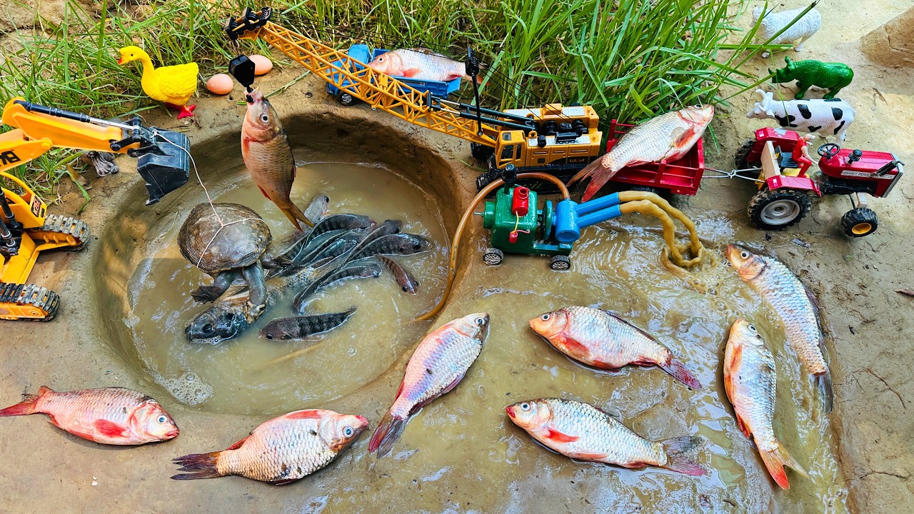 POWERFUL DIY Mini Diesel Engine Water Pump for Fish Pond Science Project