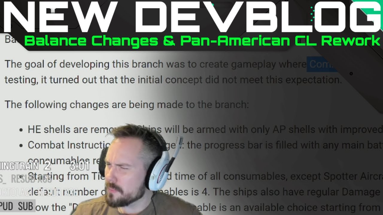 New Devblog - Balance Changes & Pan-American CL Rework