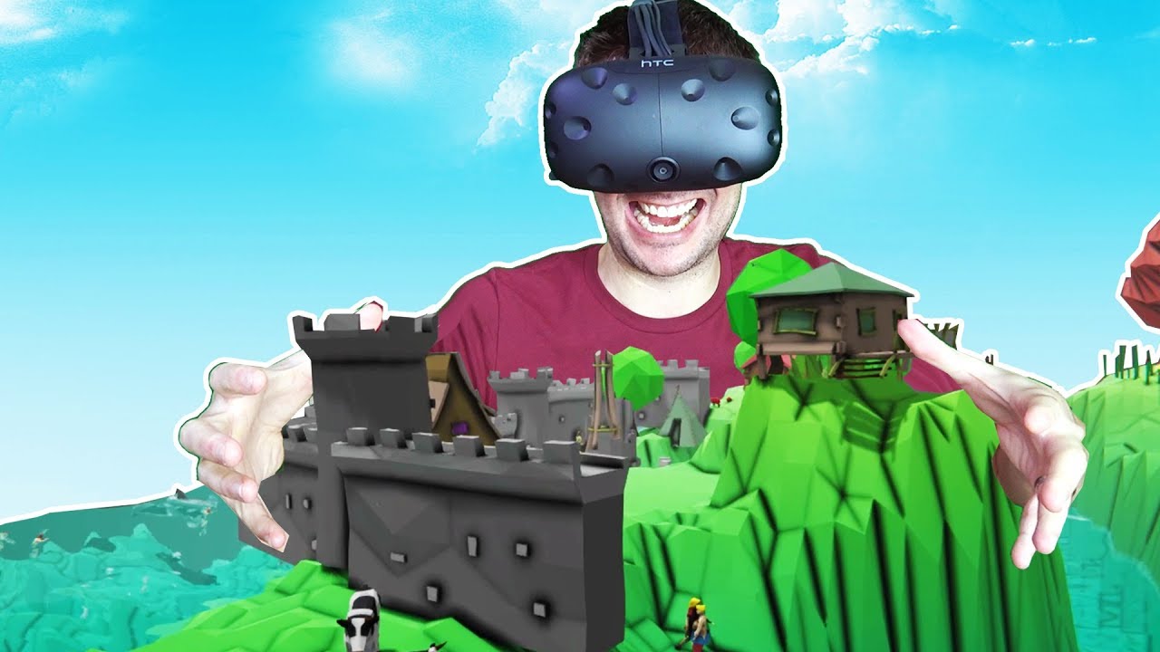 Molding an Entire World With Your Bare Hands as an All Powerful God! - The God VR HTC VIVE Gameplay