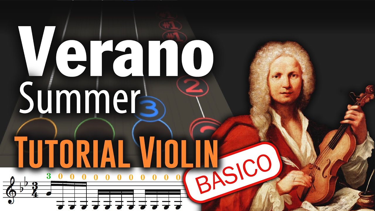 Verano - Summer | Tutorial Violin - Play Along