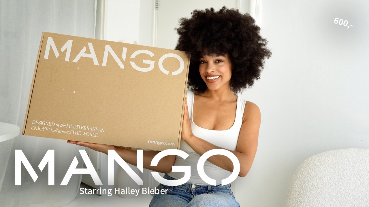 SALE MANGO HAUL SUMMER X HAILEY BIEBER - TRY ON HAUL (ELEGANT/CONFIDENT) 
