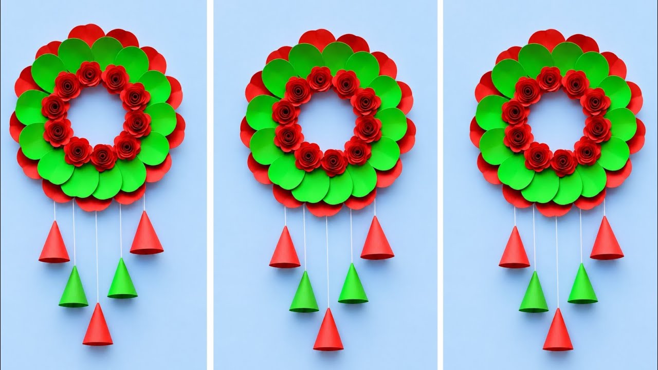 Beautiful and Easy Paper Wall Hanging / Paper Craft For Home Decoration / Unique Wall Hanging / DIY