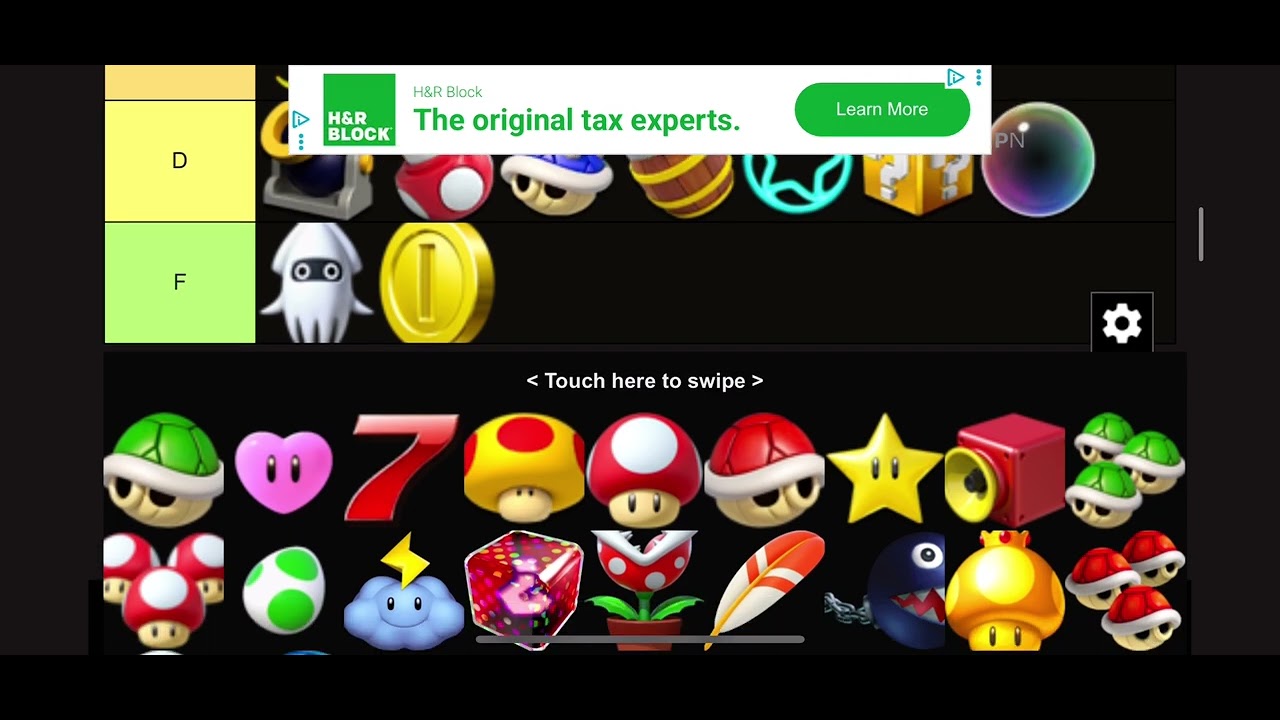 Mario kart item tier list 