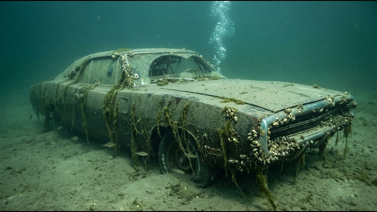 Drowned for 35 Years… 1970 Dodge Charger R/T Underwater Pull & Silent Pure ASMR Full Restoration
