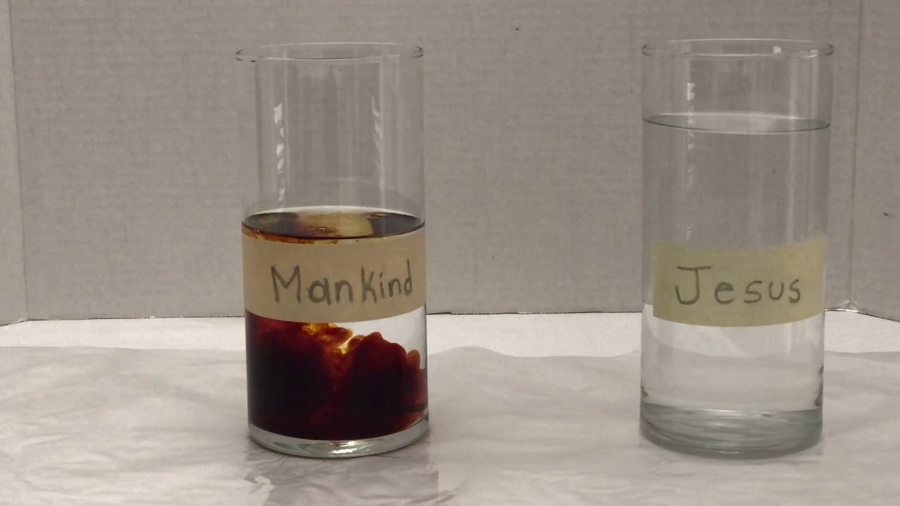 Simple Object Lesson about Sin and Salvation. Why we need Christ Jesus.