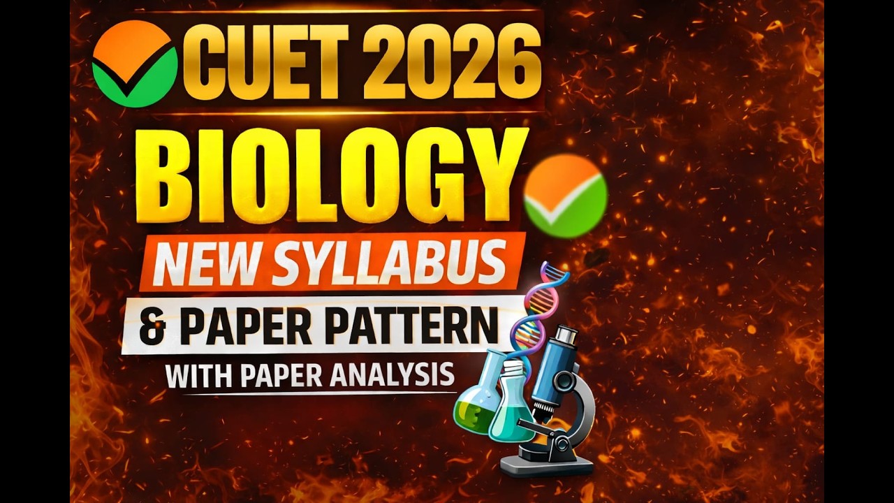Cuet 2026 Biology Syllabus | Cuet Biology Syllabus 2026 | Cuet 2026 Biology Preparation | #cuet2026