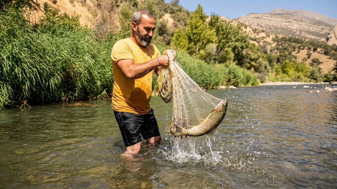 balık avı Aktütün basyan geçidi