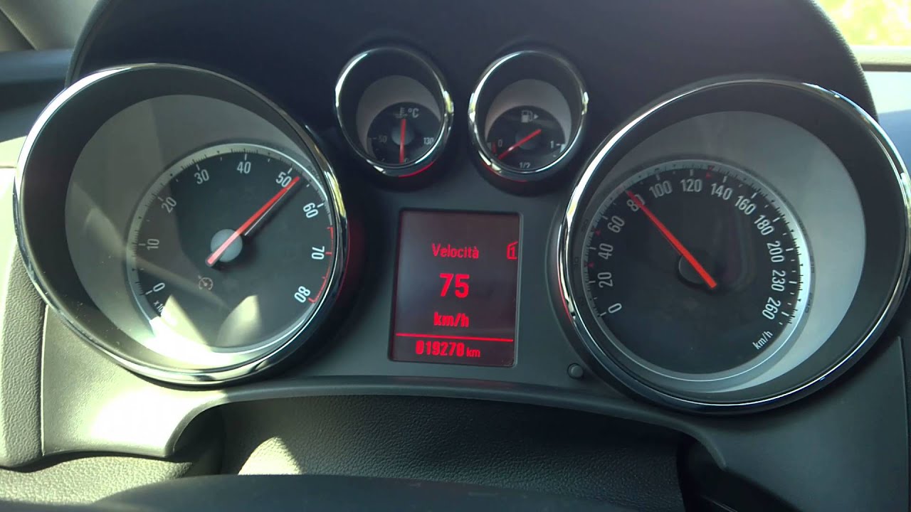 Opel Astra J 1.4 Turbo 140 hp - Acceleration 0-100 km/h