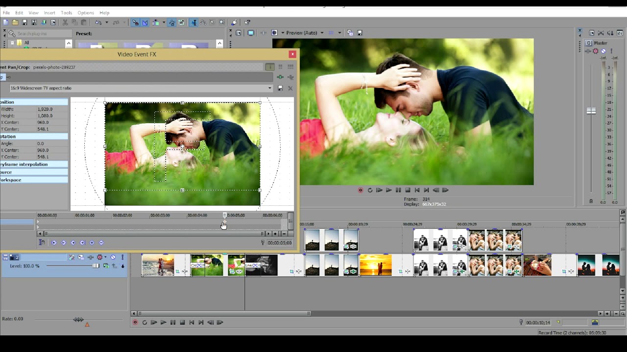 How to Create Photo Slideshow in Sony Vegas