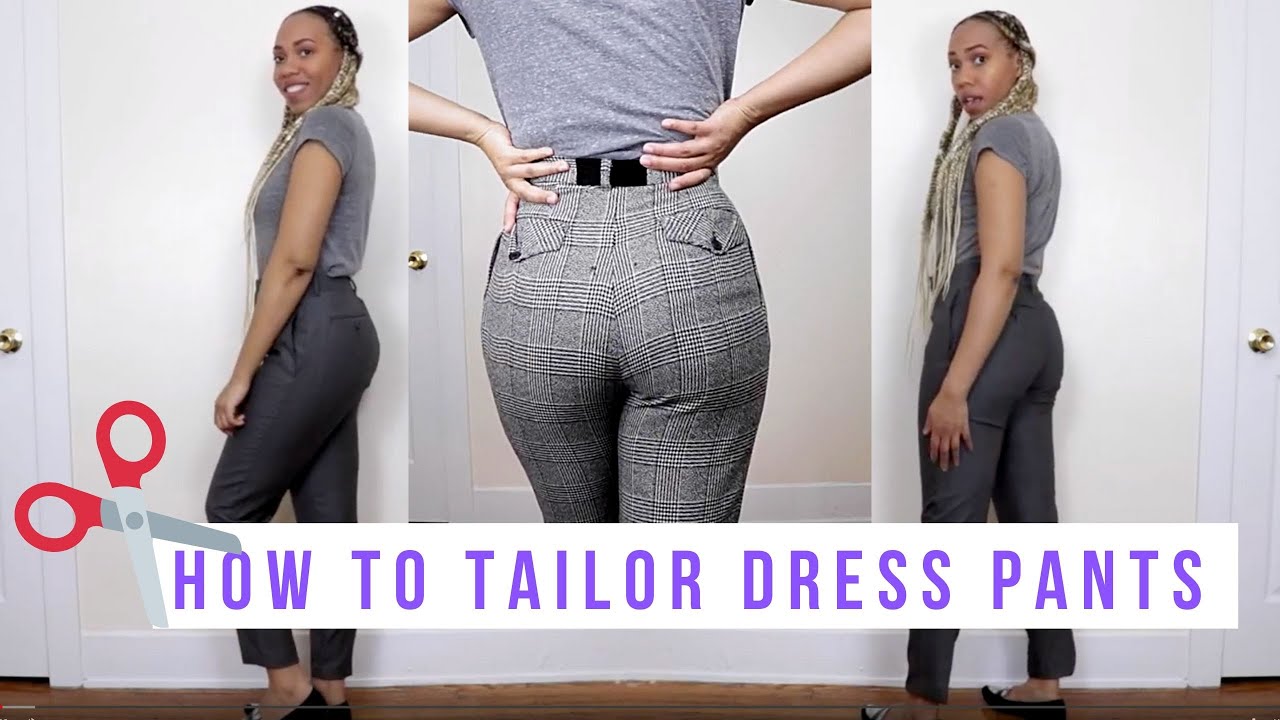 HOW TO: Tailor or Sew Men's Pants Into Women's Pants