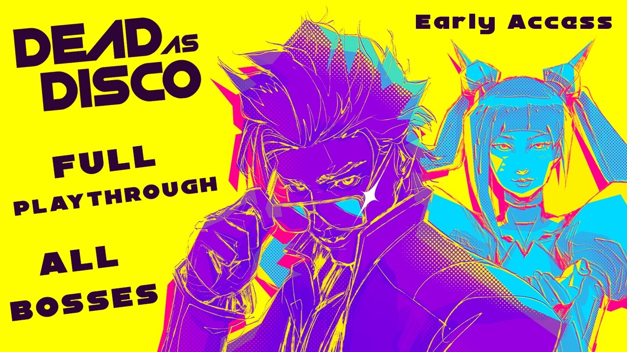 Dead As Disco: Full Playthrough & All Bosses [Early Access] (No Commentary Walkthrough)