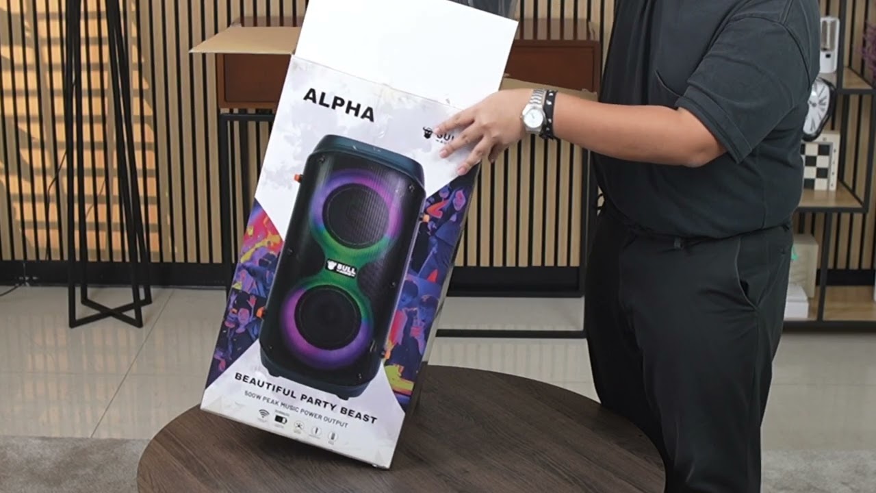 Bull Audio Alpha Unboxing & First Look | Powerful Sound and Lights for Every Party