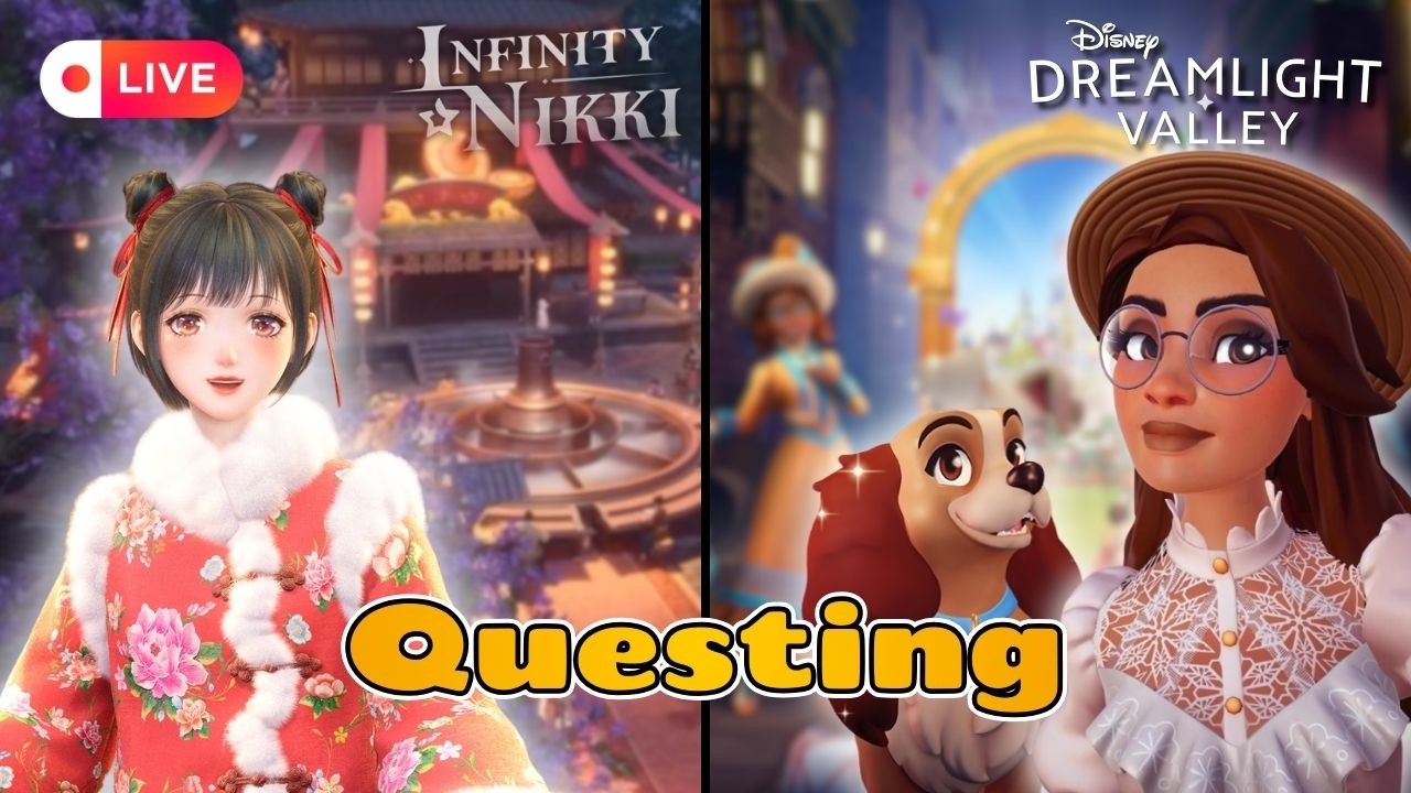🔴 Finishing Little Jade’s Quest ✨ + Weekly Reset | Infinity Nikki & Disney Dreamlight Valley
