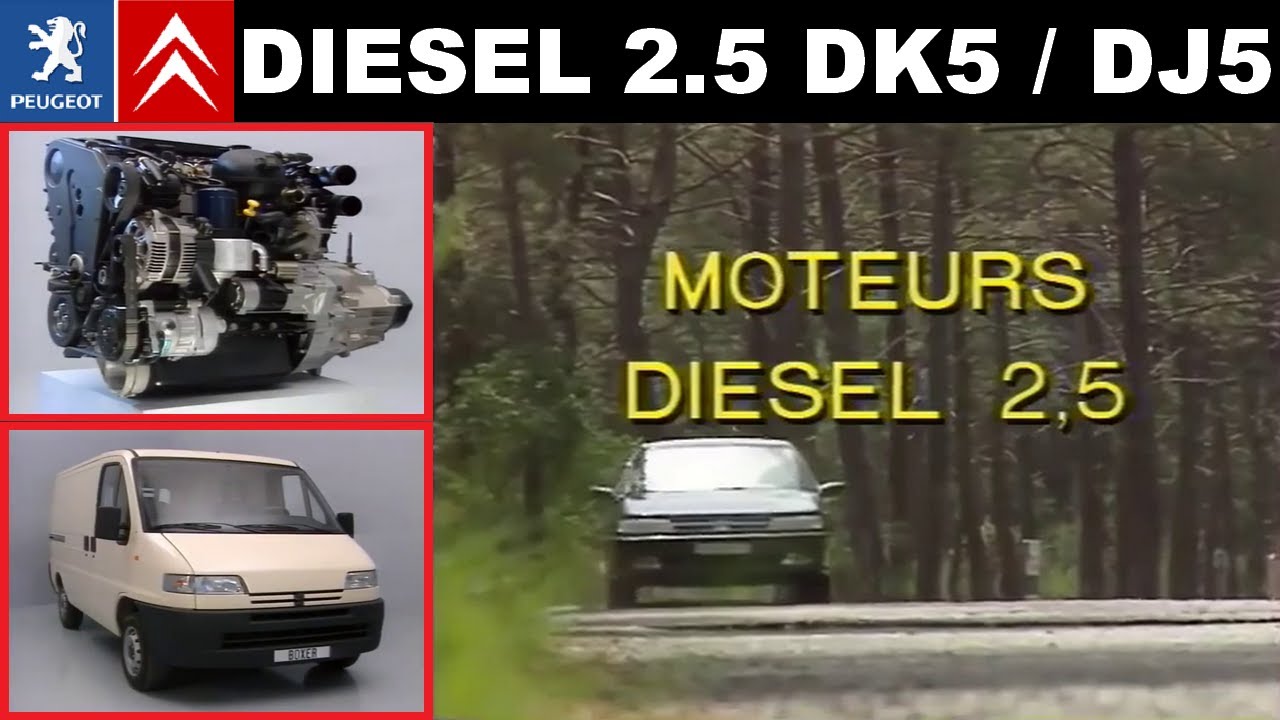 Présentation des moteurs diesel 2.5 DK5 et DJ5 PSA Peugeot Citroën
