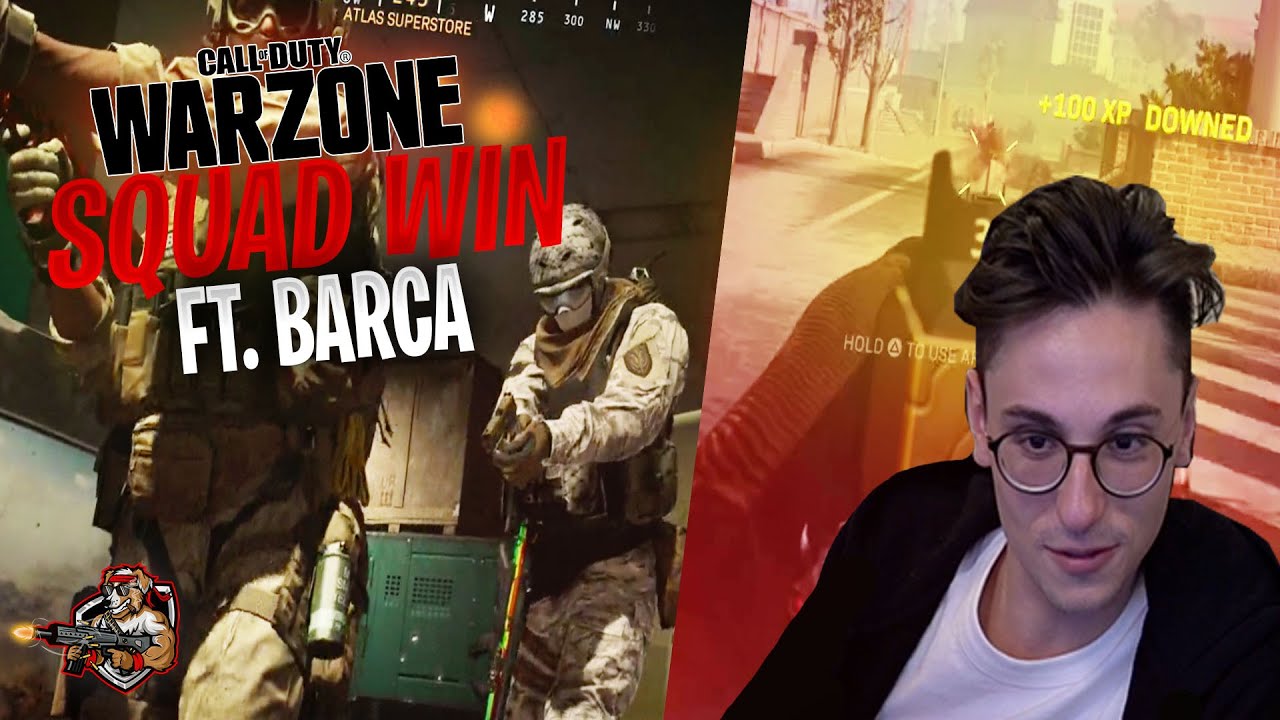 Warzone: Spannende 55 Kill Runde| Squad Win mit Barca, Marli und SplasheD