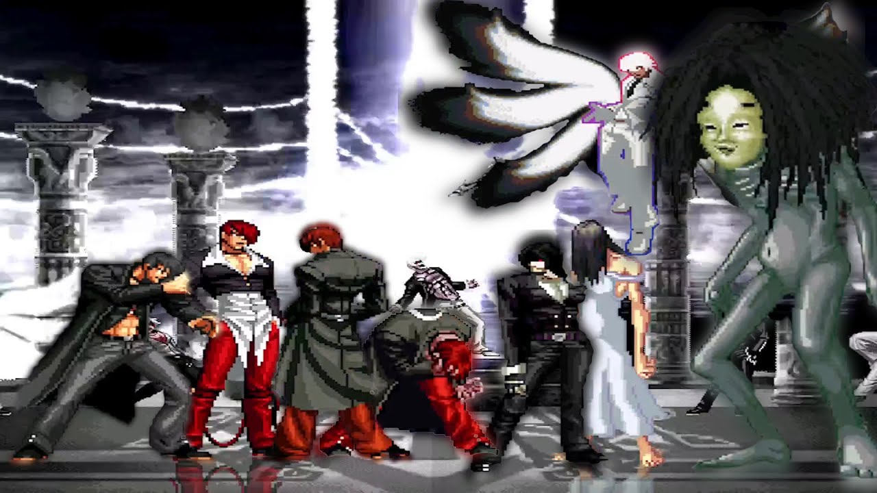 [KOF MUGEN] Iori Yagami VS Horror Team