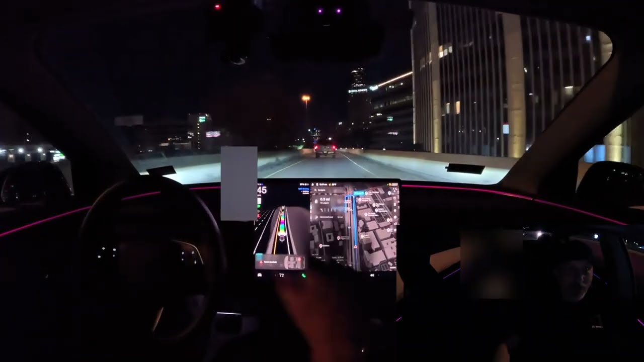 Я вернулся!! -- Житель Ларедо, штат Техас, впервые прокатился на Tesla с системой FSD -- Чаевые 2...