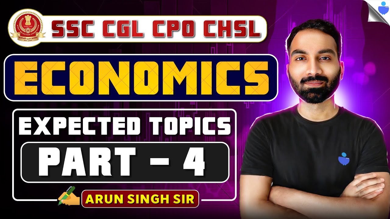 Important Economics Topics you must Prepare for SSC CGL Exam 2018