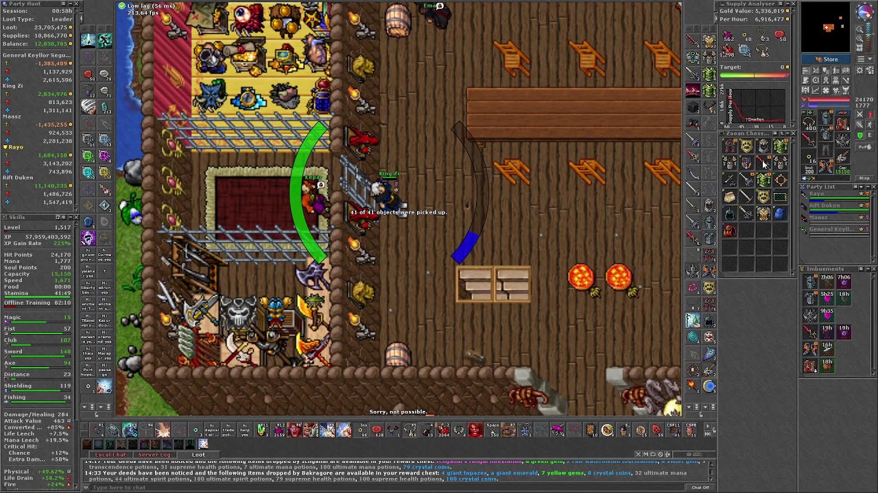 Tibia - Ek 2700 Top Ek Global - Bom Dia Amigões!!!! 4 Essencias Hoje