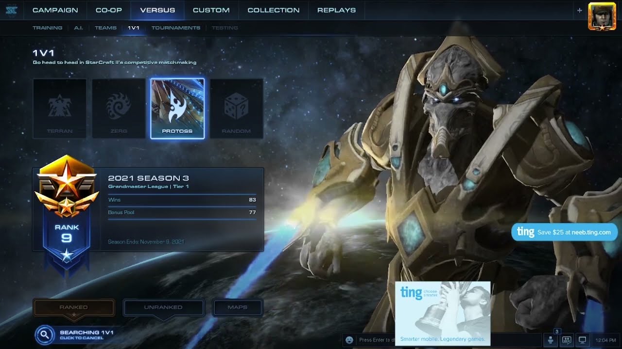 Neeb Live Stream 2021-08-18 Protoss Starcraft 2