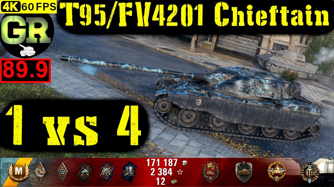 90_World of Tanks T95/FV4201 Chieftain WoT Replay - 7 Kills 10.8K DMG(Patch 1.4.0)