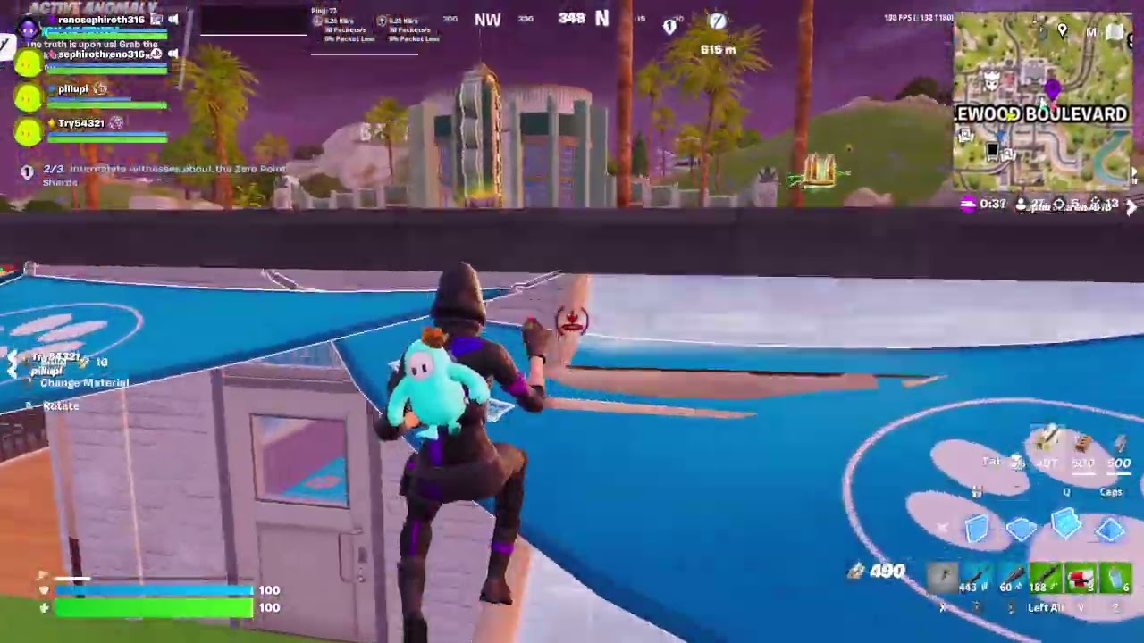 Fornite win Fall Guy update